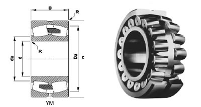 TIMKEN230/670YMBYM型平面图